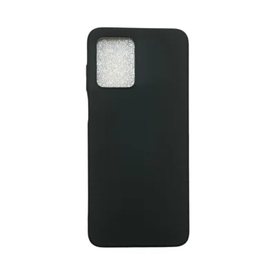 Capa Moto G53 Silicone Aveludada Protege Câmera Colorida Capinha Anti Impacto Moto G53:preto