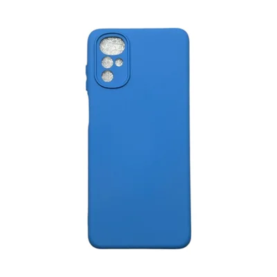 Capa Moto G22 Silicone Aveludada Protege Câmera Colorida Capinha Anti Impacto Moto G22:azul