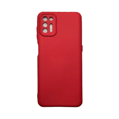 Capa Moto G9 Plus Silicone Aveludada Protege Câmera Colorida Capinha Anti Impacto Moto G9 Plus:vermelho
