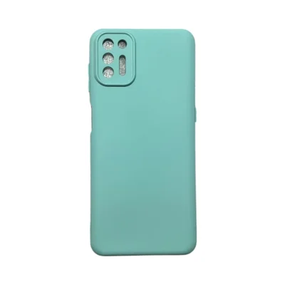 Capa Moto G9 Plus Silicone Aveludada Protege Câmera Colorida Capinha Anti Impacto Moto G9 Plus:turquesa