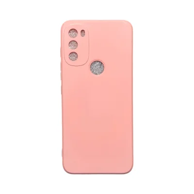 Capa Moto G71 5g Silicone Aveludada Protege Câmera Colorida Capinha Anti Impacto Moto G71 5g:rosa 04