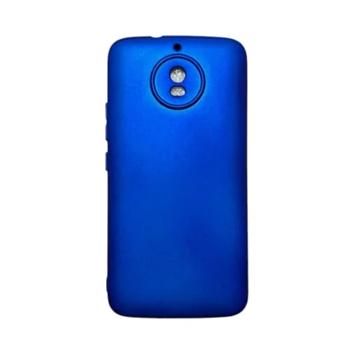 Capa Moto G5s Silicone Aveludada Colorida Capinha Anti Impacto Moto G5s:azul Metálico