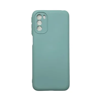 Capa Moto G41 Silicone Aveludada Protege Câmera Colorida Capinha Anti Impacto Cor:cinza Claro