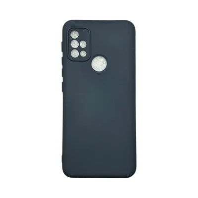 Capa Moto G10 / G20 / G30 Silicone Aveludada Protege Câmera Colorida Capinha Anti Impacto Moto G10 / G20 / G30:cinza Esc