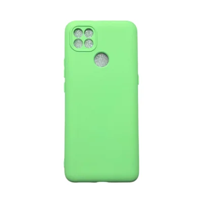 Capa Moto G9 Power Silicone Aveludada Protege Câmera Colorida Capinha Anti Impacto Moto G9 Power:verde Folha