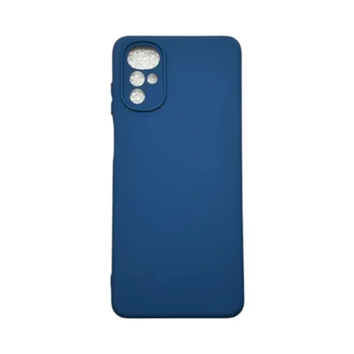Capa Moto G22 Silicone Aveludada Protege Câmera Colorida Capinha Anti Impacto Moto G22:azul Escuro