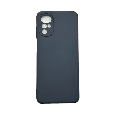 Capa Moto G22 Silicone Aveludada Protege Câmera Colorida Capinha Anti Impacto Moto G22:cinza Escuro