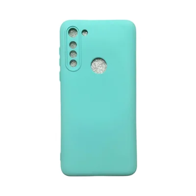 Capa Moto G8 Power Silicone Aveludada Protege Câmera Colorida Capinha Anti Impacto Moto G8 Power:turquesa