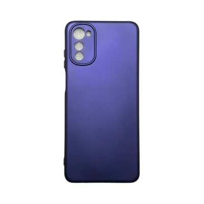 Capa Moto E32 Silicone Aveludada Protege Câmera Colorida Capinha Anti Impacto Moto E32:violeta
