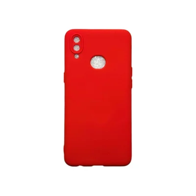 Capa Samsung A10s / A10 S Silicone Aveludada Protege Câmera Colorida Capinha Anti Impacto A10s:vermelho