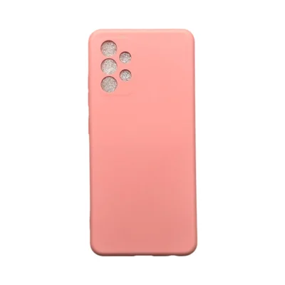 Capa Samsung A32 4g Silicone Aveludada Protege Câmera Colorida Capinha Anti Impacto A32 4g:rosa 04