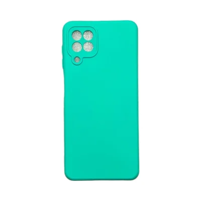 Capa Samsung A22 4g / M22 / M32 Silicone Aveludada Protege Câmera Colorida Capinha Anti Impacto A22 4g / M22 / M32:verde
