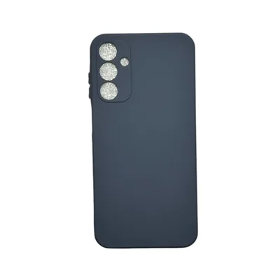 Capa Samsung A05s Silicone Aveludada Protege Câmera Colorida Capinha Anti Impacto Cor:cinza Escuro
