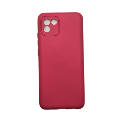 Capa Samsung A03 Silicone Aveludada Protege Câmera Colorida Capinha Anti Impacto A03:bordo