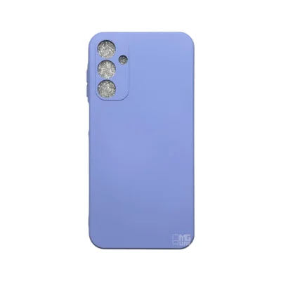 Capa Samsung A05 Silicone Aveludada Protege Câmera Colorida Capinha Anti Impacto Cor:lilás