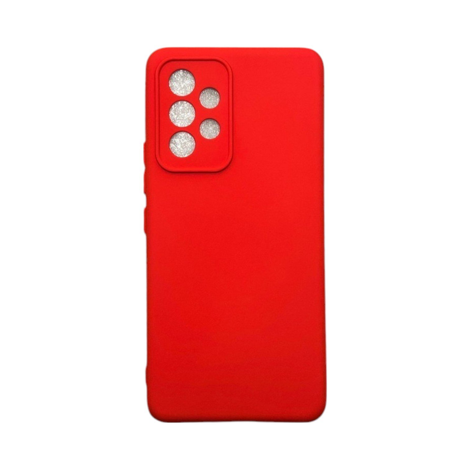 Capa Samsung A53 5g Silicone Aveludada Protege Câmera Colorida Capinha Anti Impacto A53 5g:vermelho