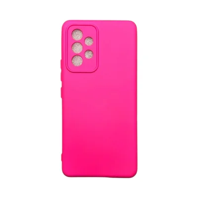 Capa Samsung A53 5g Silicone Aveludada Protege Câmera Colorida Capinha Anti Impacto A53 5g:pink