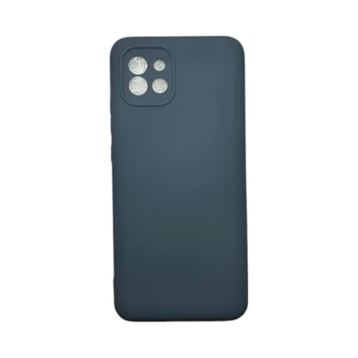 Capa Samsung A03 Silicone Aveludada Protege Câmera Colorida Capinha Anti Impacto A03:cinza Escuro