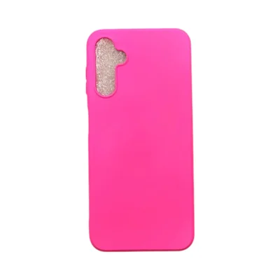Capa Samsung A14 5g Silicone Aveludada Protege Câmera Colorida Capinha Anti Impacto A14:pink