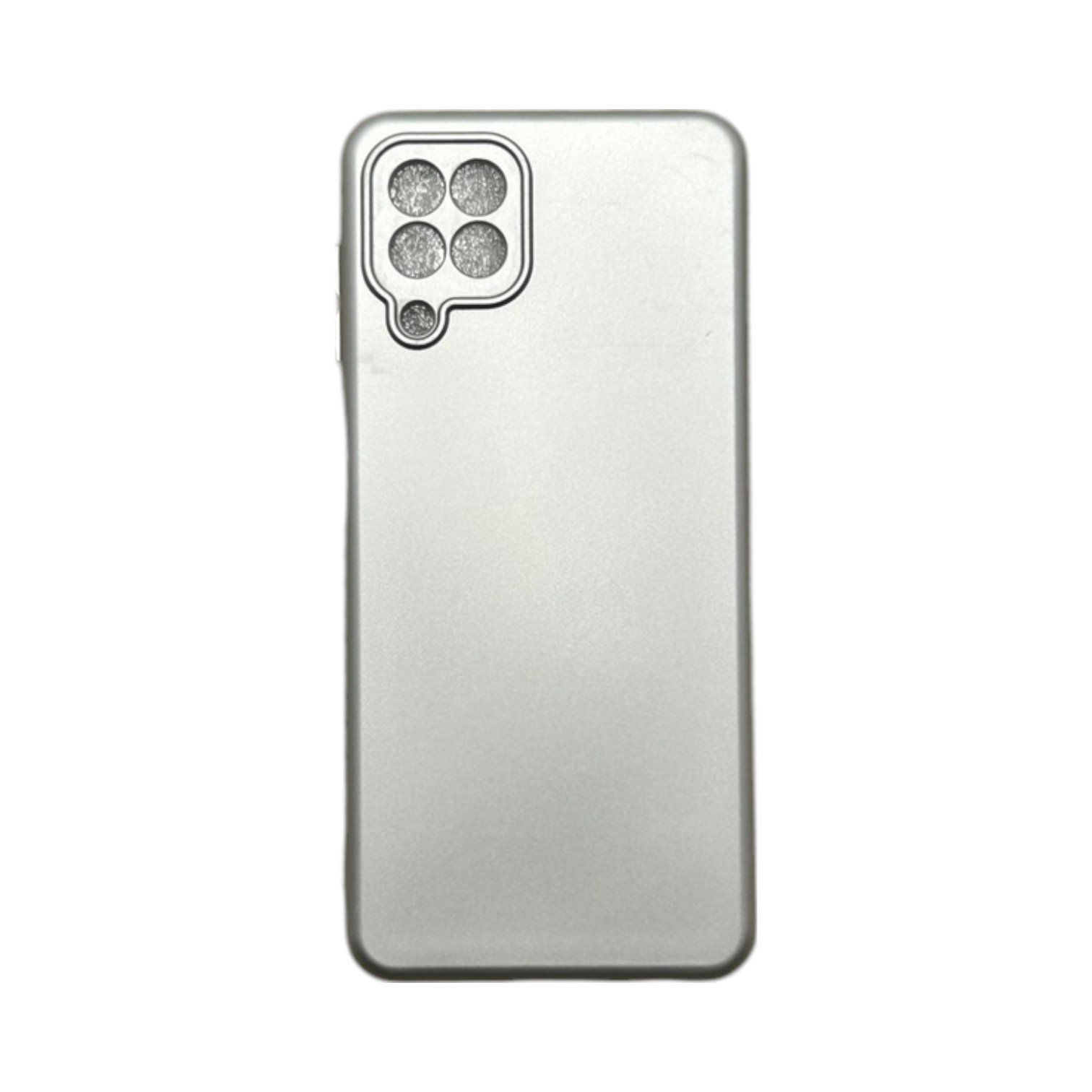 Capa Samsung A22 4g / M22 / M32 Silicone Aveludada Protege Câmera Colorida Capinha Anti Impacto A22 4g / M22 / M32:prata