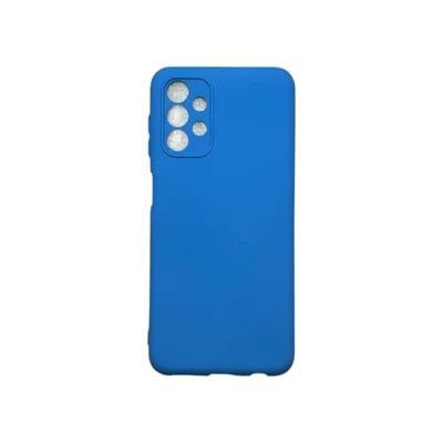Capa Samsung A13 4g Silicone Aveludada Protege Câmera Colorida Capinha Anti Impacto A13 4g:azul