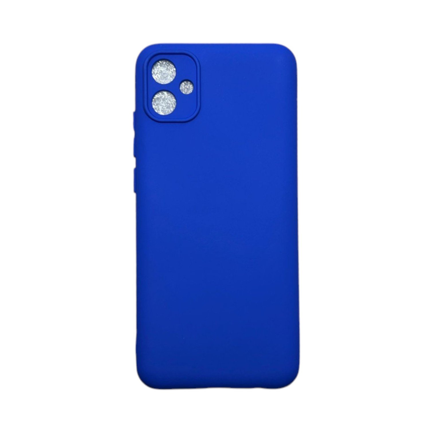 Capa Samsung A04e Silicone Aveludada Protege Câmera Colorida Capinha Anti Impacto A04e:azul Bic