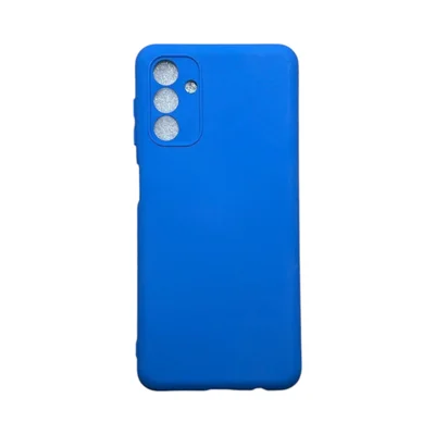 Capa Samsung A04s Silicone Aveludada Protege Câmera Colorida Capinha Anti Impacto A04s:azul