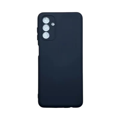 Capa Samsung A04s Silicone Aveludada Protege Câmera Colorida Capinha Anti Impacto A04s:preto