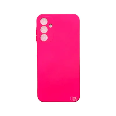 Capa Samsung A05 Silicone Aveludada Protege Câmera Colorida Capinha Anti Impacto Cor:pink