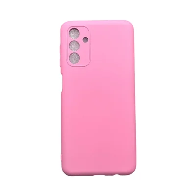 Capa Samsung A04s Silicone Aveludada Protege Câmera Colorida Capinha Anti Impacto A04s:rosa Bebê