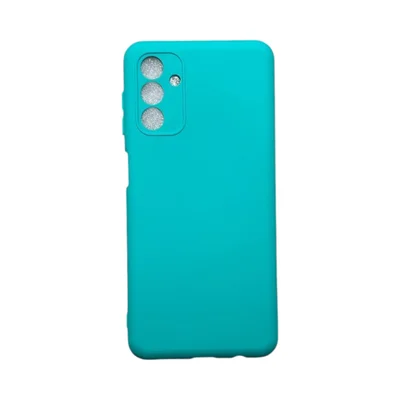 Capa Samsung A04s Silicone Aveludada Protege Câmera Colorida Capinha Anti Impacto A04s:verde Água