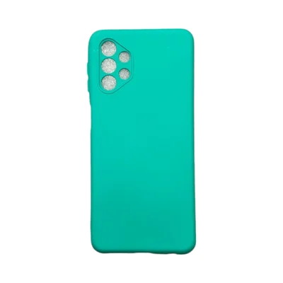 Capa Samsung A32 5g Silicone Aveludada Protege Câmera Colorida Capinha Anti Impacto A32 5g:verde Água