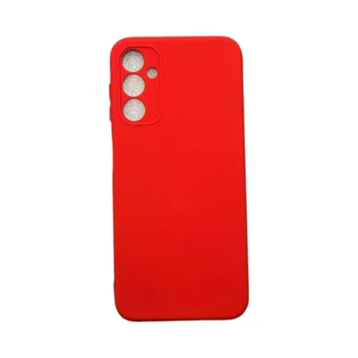 Capa Samsung A14 5g Silicone Aveludada Protege Câmera Colorida Capinha Anti Impacto A14:vermelho