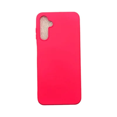 Capa Samsung A14 5g Silicone Aveludada Protege Câmera Colorida Capinha Anti Impacto A14:rosa Shock