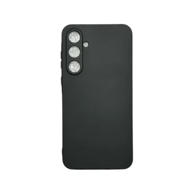Capa Samsung A35 Silicone Aveludada Protege Câmera Colorida Capinha Anti Impacto Cor:preto