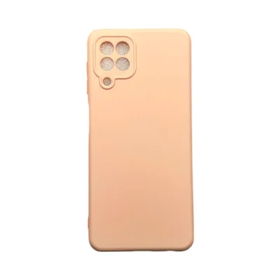Capa Samsung A22 4g / M22 / M32 Silicone Aveludada Protege Câmera Colorida Capinha Anti Impacto A22 4g / M22 / M32:nude