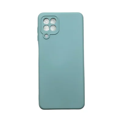 Capa Samsung A22 4g / M22 / M32 Silicone Aveludada Protege Câmera Colorida Capinha Anti Impacto A22 4g / M22 / M32:cinza