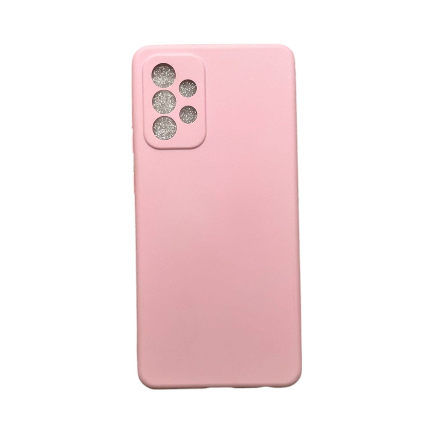 Capa Samsung A72 4g / 5g Silicone Aveludada Protege Câmera Colorida Capinha Anti Impacto A72 4g / 5g:rosa 01