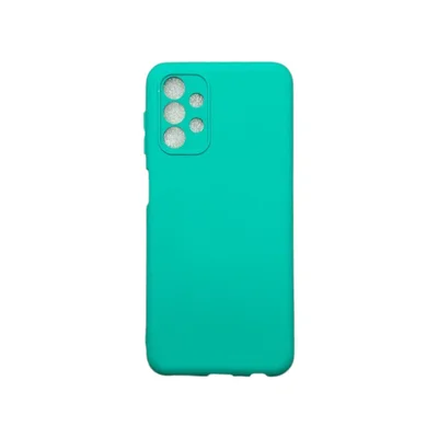 Capa Samsung A13 4g Silicone Aveludada Protege Câmera Colorida Capinha Anti Impacto A13 4g:verde Água