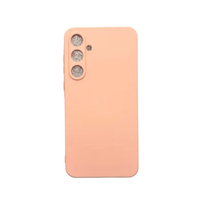 Capa Samsung A25 Silicone Aveludada Protege Câmera Colorida Capinha Anti Impacto Cor:nude