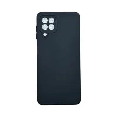 Capa Samsung A22 4g / M22 / M32 Silicone Aveludada Protege Câmera Colorida Capinha Anti Impacto A22 4g / M22 / M32:preto