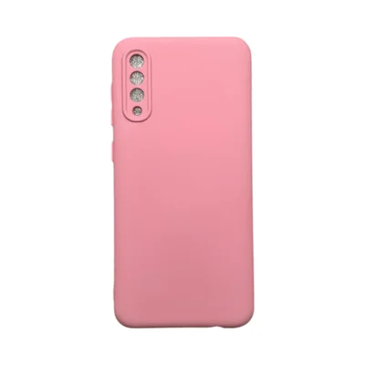 Capa Samsung A30s / A50 / A50s Silicone Aveludada Protege Câmera Colorida Capinha Anti Impacto A30s:rosa 03