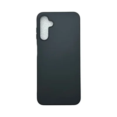 Capa Samsung A14 5g Silicone Aveludada Protege Câmera Colorida Capinha Anti Impacto A14:preto