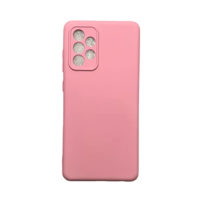 Capa Samsung A52 / A52s  Silicone Aveludada Protege Câmera Colorida Capinha Anti Impacto A52 / A52s:rosa 03