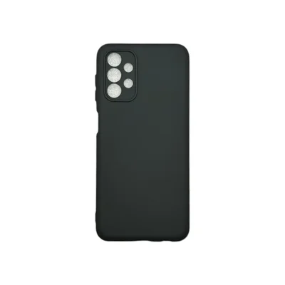 Capa Samsung A13 4g Silicone Aveludada Protege Câmera Colorida Capinha Anti Impacto A13 4g:preto