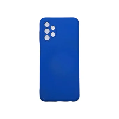 Capa Samsung A13 4g Silicone Aveludada Protege Câmera Colorida Capinha Anti Impacto A13 4g:azul Bic