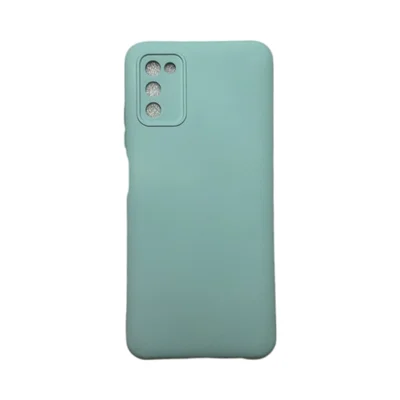 Capa Samsung A02s / A03s Silicone Aveludada Protege Câmera Colorida Capinha Anti Impacto A02s / A03s:cinza Claro