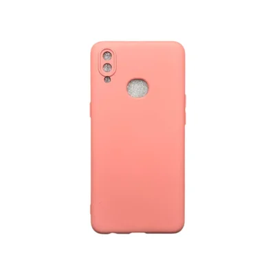 Capa Samsung A10s / A10 S Silicone Aveludada Protege Câmera Colorida Capinha Anti Impacto A10s:rosa 03