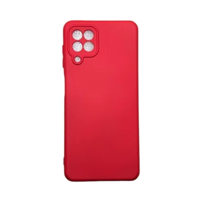 Capa Samsung A22 4g / M22 / M32 Silicone Aveludada Protege Câmera Colorida Capinha Anti Impacto A22 4g / M22 / M32:verme