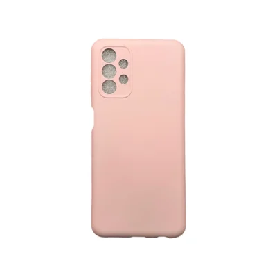 Capa Samsung A13 4g Silicone Aveludada Protege Câmera Colorida Capinha Anti Impacto A13 4g:rosa 05